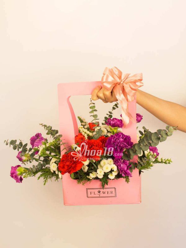 Những mẫu giỏ hoa đẹp nhất - Hoa18.com