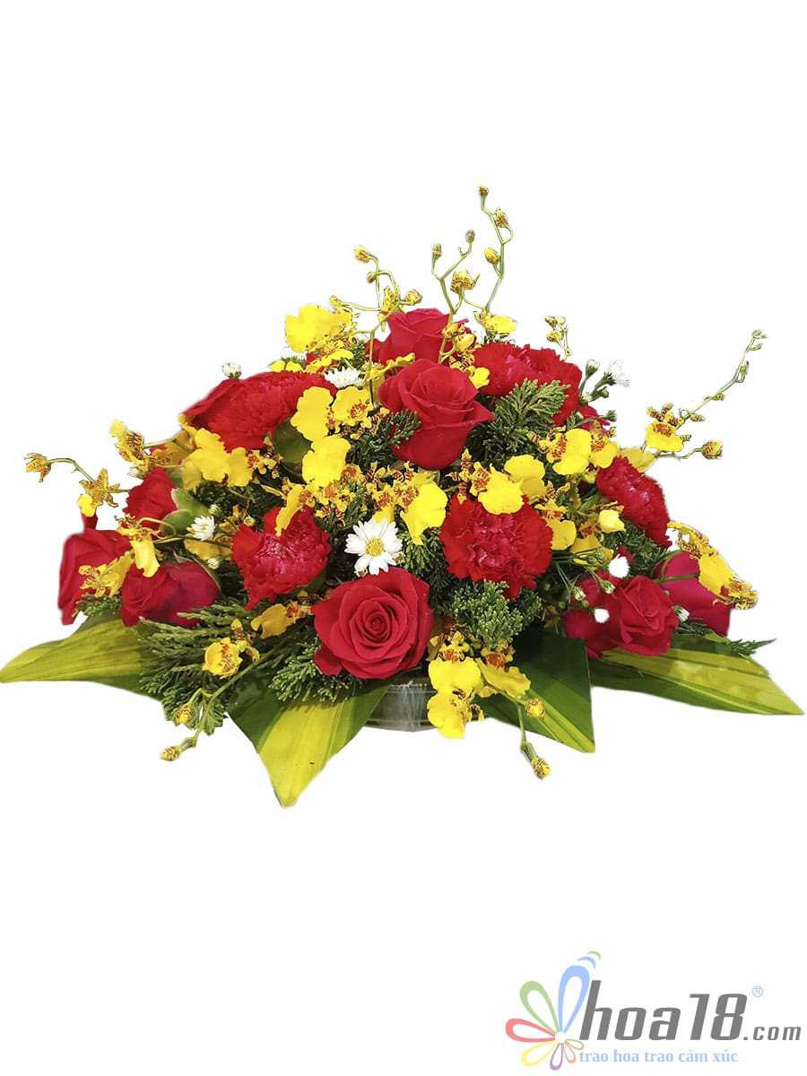 Hoa bục phát biểu “Rực rỡ ngàn hoa” | Giá 449,000 đồng | Hoa18.com