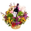 Hoa và rượu sinh nhật