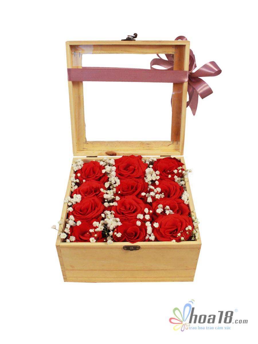 hộp hoa tặng người yêu