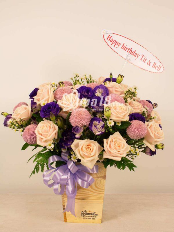 Những giỏ hoa hồng đẹp nhất thế giới - Hoa18.com
