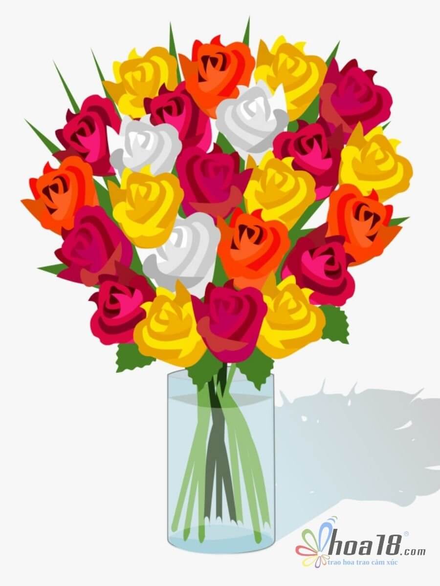 Quà Tặng Hoa18 - Quà tặng hoa tươi cho đơn hàng 699000đ - Hoa18