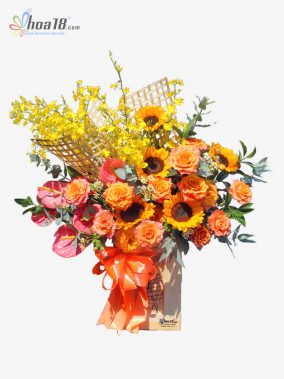 Hộp hoa tươi - Khúc Ca Vàng - IMG_9409 - Hoa18